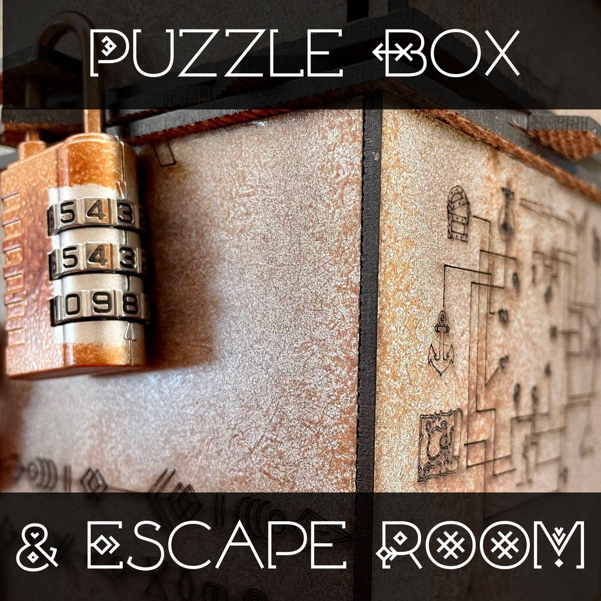 The Kraken Box: Escape Room/Puzzle Box – Lost Legends & Lore